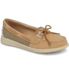 Sperry Oasis Boat Shoe In Linen Oat Leather