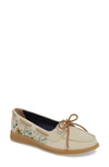 Sperry Oasis Boat Shoe In Linen Map Print Canvas