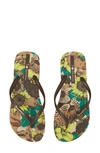 Ipanema Beauty Print Flip Flop In Beige/ Brown