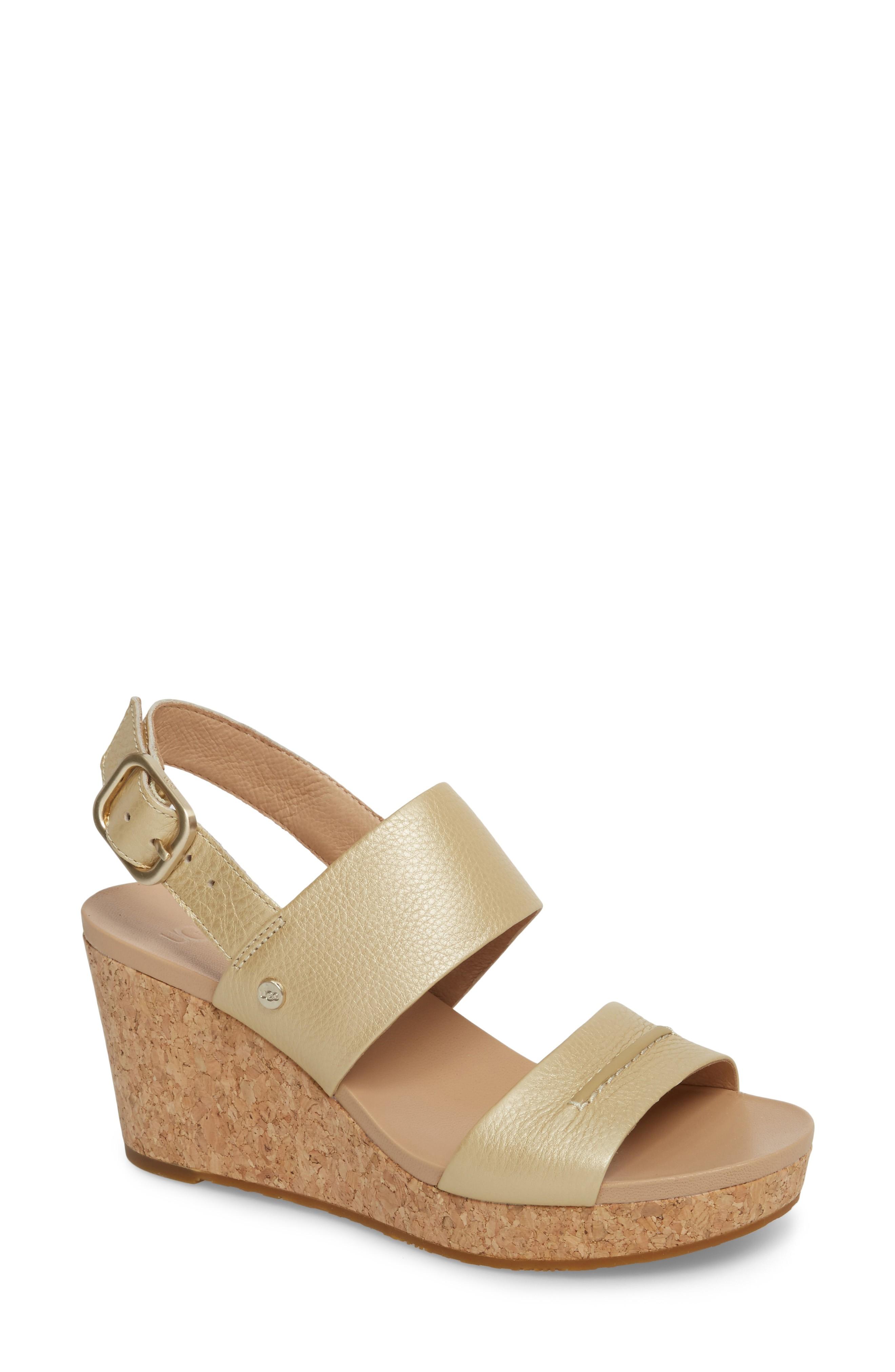 ugg elena platform wedge sandal