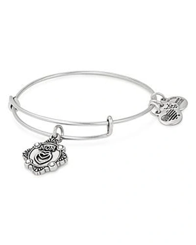 Alex And Ani Because I Love You Mom Bracelet In Silver