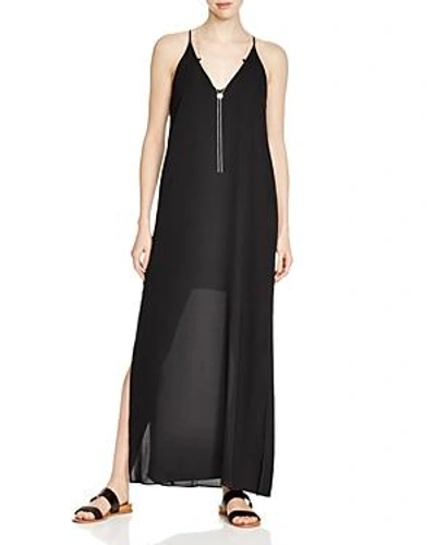 Aqua Lariat Maxi Dress - 100% Exclusive In Black