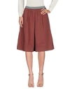 Department 5 Knee Length Skirt In Cocoa