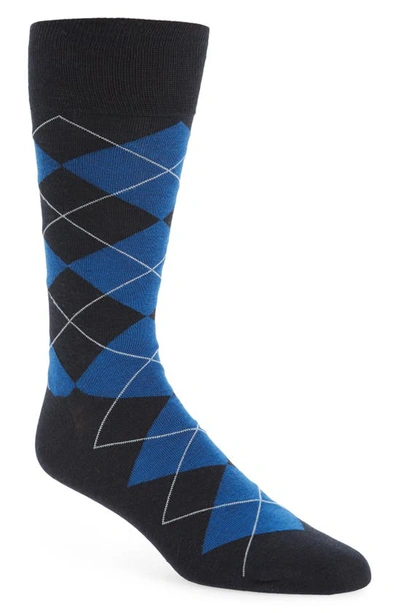 Cole Haan Men's Classic Argyle Crew Socks In Navy