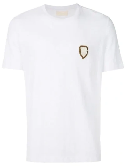 Ih Nom Uh Nit Chest Patch T-shirt In Ivory