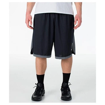 Nike Men's Dribble Drive Dry Basketball Shorts, Black In Black/white