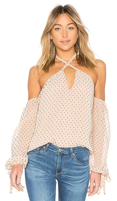 L'academie Amber Blouse In Nude Dot