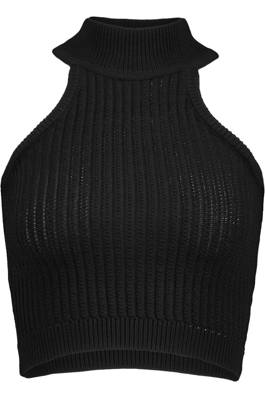 Cushnie Et Ochs Cropped Ribbed-knit Top | ModeSens