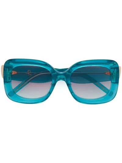 Pomellato Eyewear Oversized Square Sunglasses - Blue