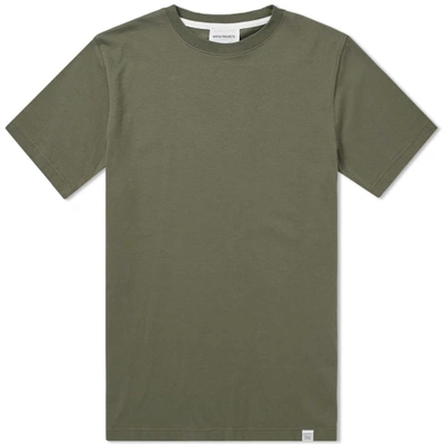 Norse Projects Niels Standard Tee In Green