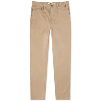 Norse Projects Aros Slim Light Stretch Chino In Green