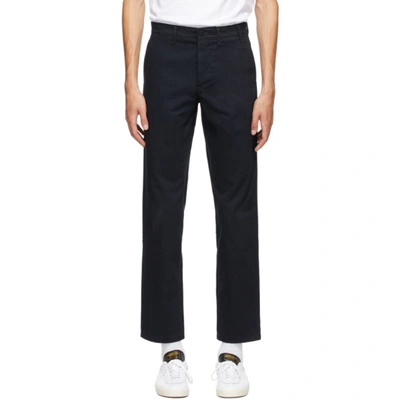 Norse Projects Aros Slim Light Stretch Chino In Dark Navy