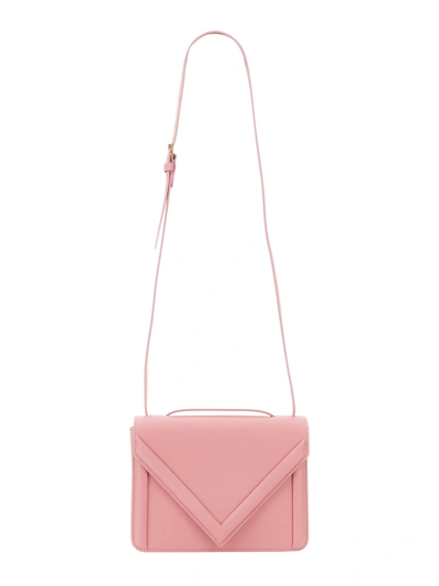 Mansur Gavriel M-frame Shoulder Bag In Rose