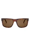 Electric Swingarm Xl 59mm Flat Top Polarized Sunglasses In Matte Tort/ Bronze Polar