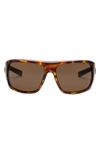 Electric Mahi 44mm Polarized Sport Sunglasses In Matte Tort/ Bronze Polar
