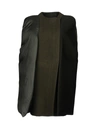 Rick Owens Capes & Ponchos In Military Green