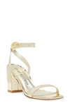 Stuart Weitzman Women's Nearlybare Ankle Strap Sandals In Platino