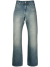 Levi's 501 54 Destructed Straight Leg Jean In Vintage Denim Light