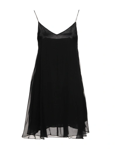 Acne Studios Short Dresses In Black