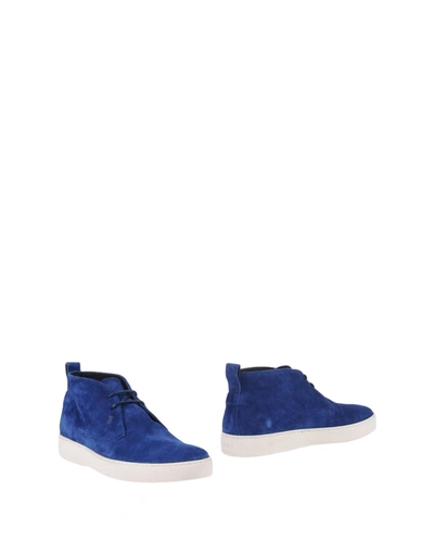 Tod's Ankle Boots In Blue