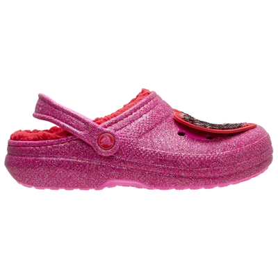 Crocs Unisex Classic Lined Valentines Day Clogs Pepper 42 In Pink/pink