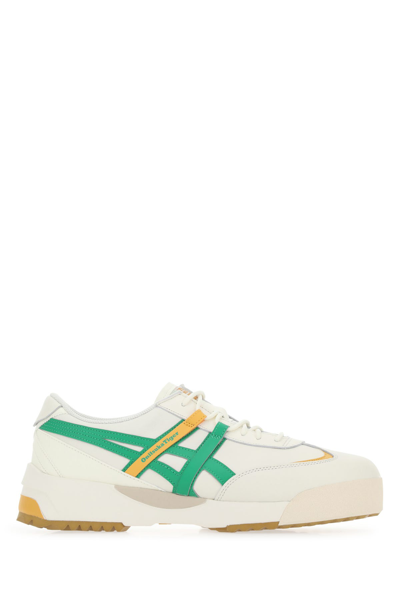 Onitsuka Tiger Calf Leather Multicolour Trainers In White