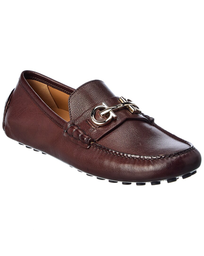 Ferragamo Grazioso Leather Loafer In Brown