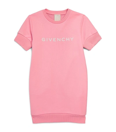 Givenchy Babies' Girls Pink Cotton Logo Dress