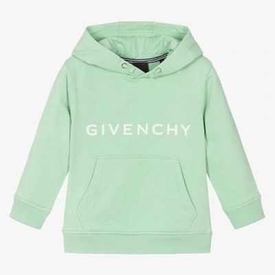 Givenchy Babies' Boys Green 4g Logo Hoodie