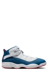 Nike Jordan 6 Rings Sneaker In White/ Blue/ Red