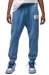 Jordan Essentials Statement Fleece Sweatpants In Blue/ Sail