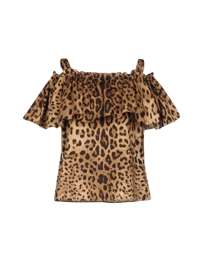 Dolce & Gabbana Blouse In Beige