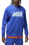 Jordan Men's  Flight Mvp Graphic Fleece Crew-neck Sweatshirt In Game Royal/white