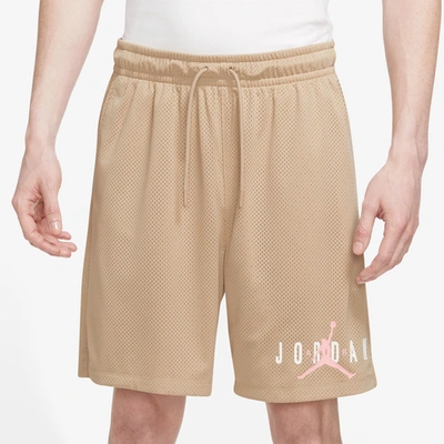 Jordan Men's  Essentials Mesh Shorts In Brown