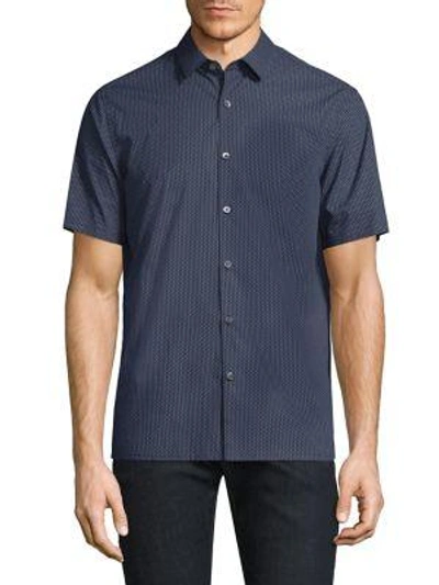 Theory Murray Button-down Shirt In Eclipse