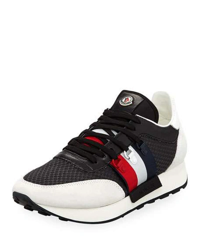 Moncler Men's New Horace Leather & Nylon Trainer Sneakers In Multi