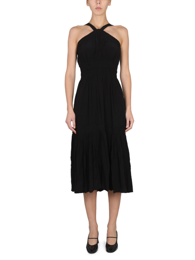Proenza Schouler White Label Turtleneck Dress In Black
