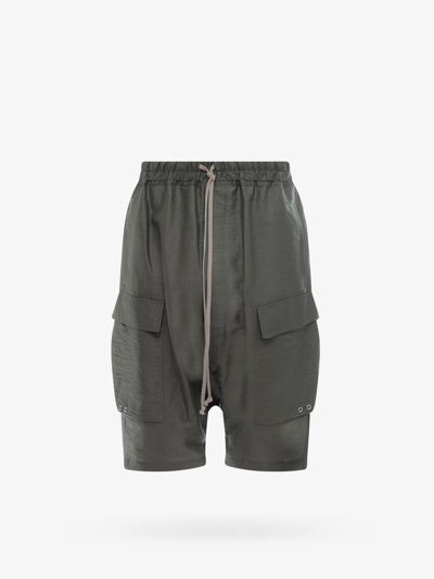 Rick Owens Bermuda Shorts In Green