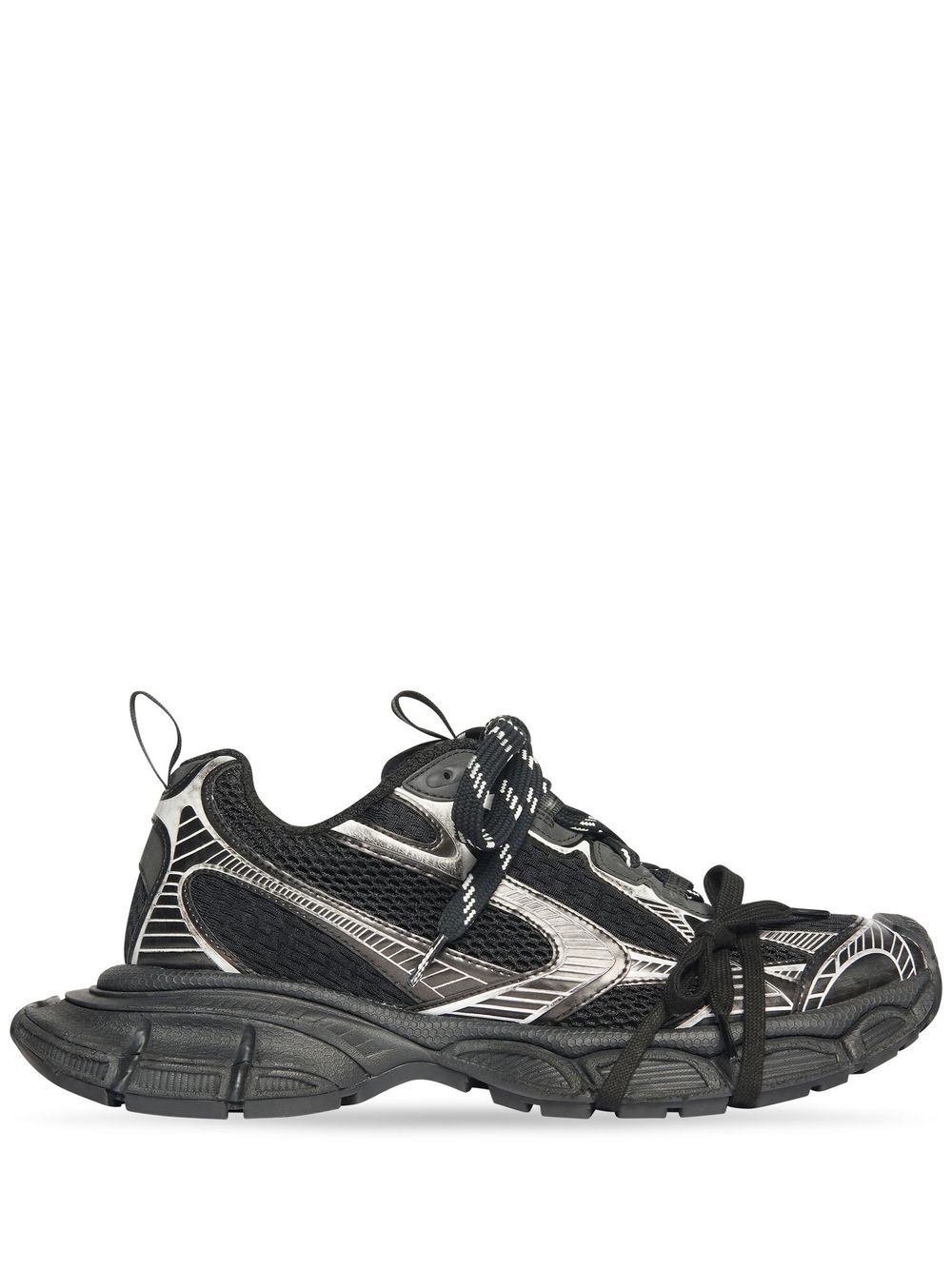 Balenciaga 3XL mesh-panel sneakers - Red