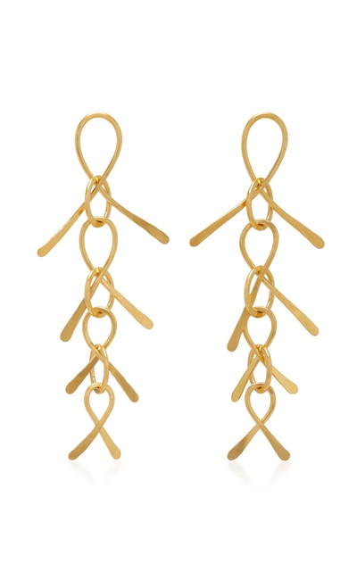 Kalmar Gold-plated Brass Earrings