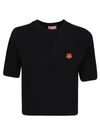 Kenzo Black Wool Top
