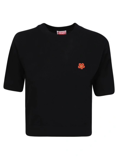 Kenzo Black Wool Top