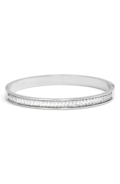 Ben Oni Lilline Baguette Bracelet In Silver