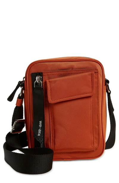 We-ar4 The Godspeed Nylon Crossbody Bag In Burnt Orange