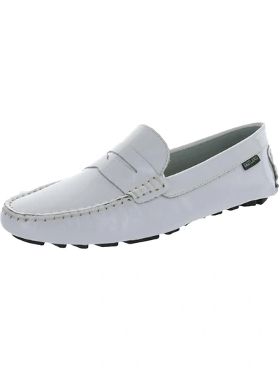 Eastland Patricia Womens Leather Slip On Loafers In White