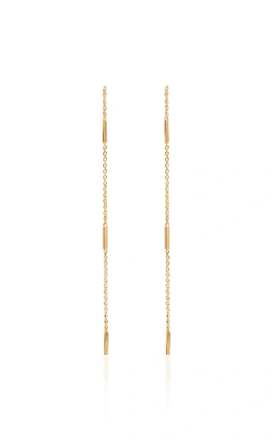 Zoë Chicco 14k Yellow Gold Bar & Chain Threader Earrings