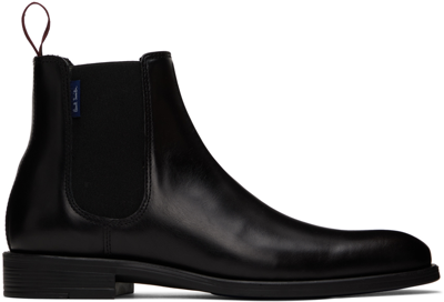 Ps By Paul Smith Black Cedric Chelsea Boots In Blacks