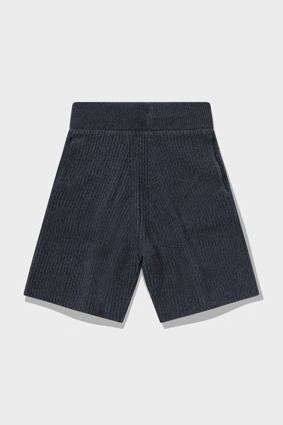 Altu Ribbed-knit Bermuda Shorts In Graphite