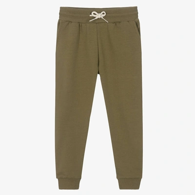 Mayoral Kids' Boys Green Jersey Joggers