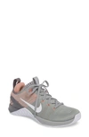 Nike Metcon Dsx Flyknit 2 Training Shoe In Matte Silver/ White